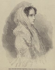 The Dowager Empress of Russia by Edmond Morin